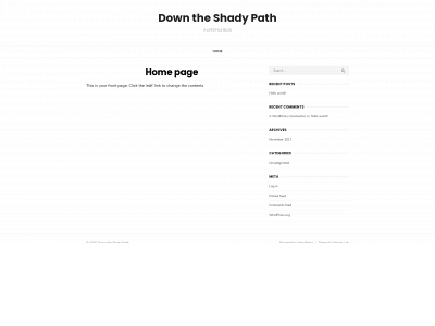 downtheshadypath.com snapshot