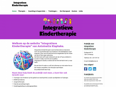 kindertherapie-oudertrainingen.nl snapshot