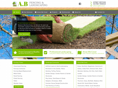 abfencingandlandscaping.co.uk snapshot