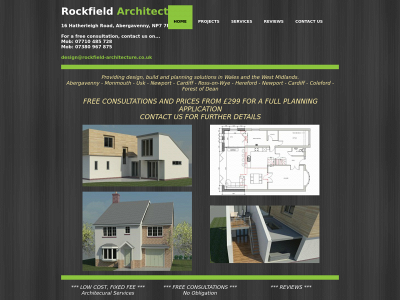 rockfield-architecture.co.uk snapshot