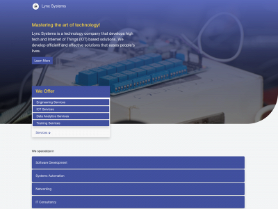 lyncsystems.tech snapshot