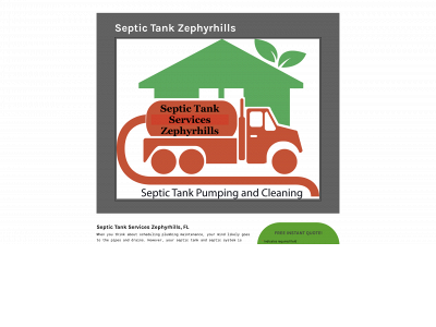 www.septictankserviceszephyrhillsfl.com snapshot