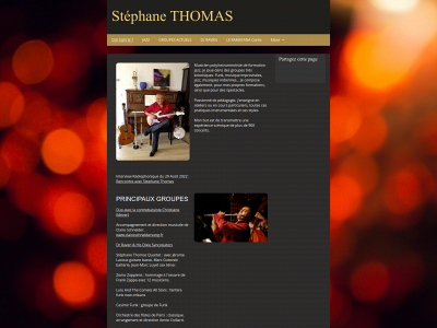 stephthomas.fr snapshot