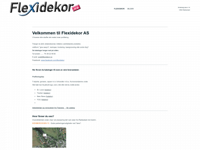 flexidekor.no snapshot