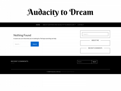 audacitytodream.com snapshot