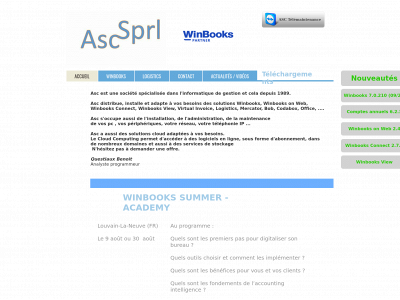 ascsprl.be snapshot