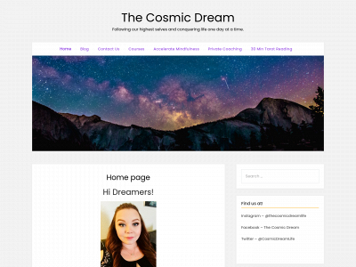 thecosmicdreamlife.com snapshot