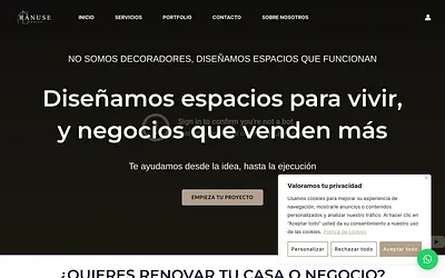 ranusedesign.com snapshot
