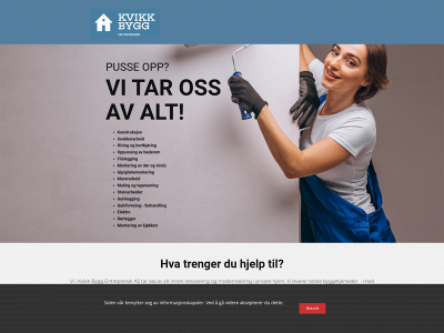 kvikkbygg.no snapshot