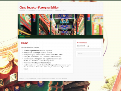 chinasecrets.org snapshot