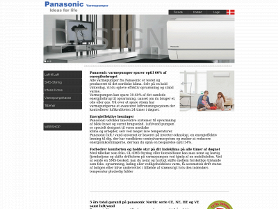 panasonicvarmepumper.dk snapshot