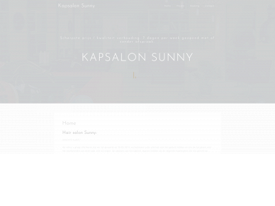 kapsalonsunny.nl snapshot
