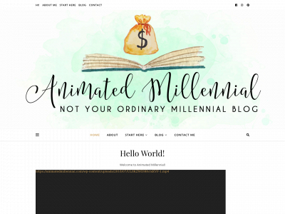 animatedmillennial.com snapshot