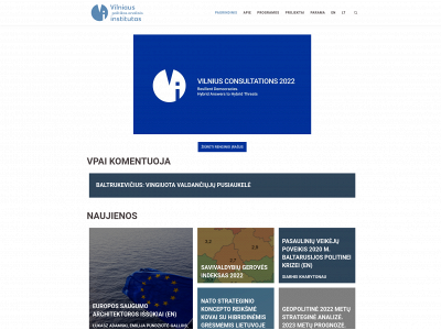 vilniusinstitute.lt snapshot