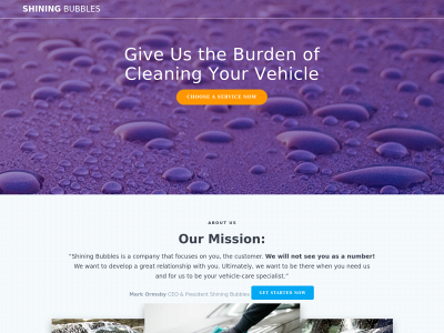 shiningbubbles.com snapshot