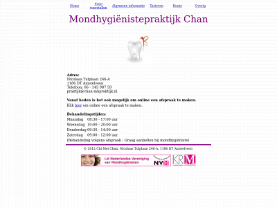 chan-mhpraktijk.nl snapshot