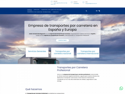 transportesjavierarmenta.com snapshot