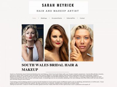 sarahmeyrickhmua.co.uk snapshot