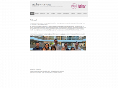 alphavirus.org snapshot