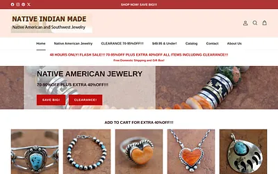nativeindianmade.com snapshot