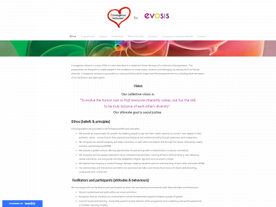 www.courageous-inclusion.com snapshot