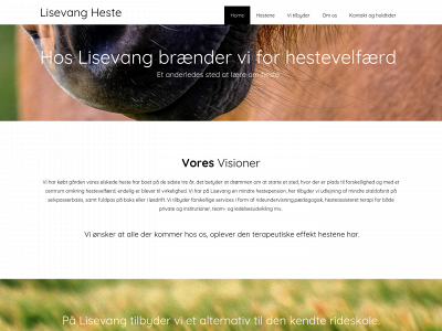 lisevang-heste.dk snapshot