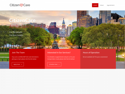 citizencareambulance.com snapshot