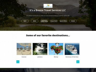 itsabreezetravel.com snapshot