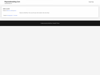 riquezabranding.com snapshot