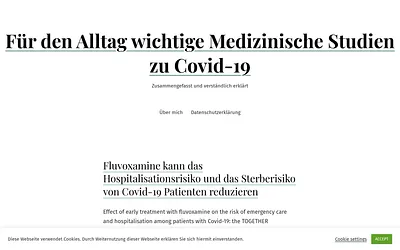 coronastudien.ch snapshot