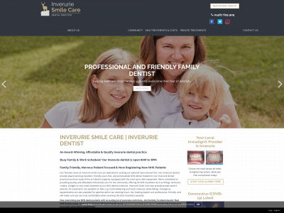 inveruriesmilecare.co.uk snapshot