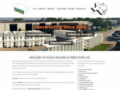 plasticweldingandfabrication.com snapshot