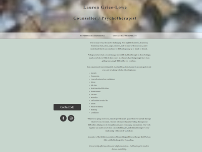 laurengltherapy.com snapshot