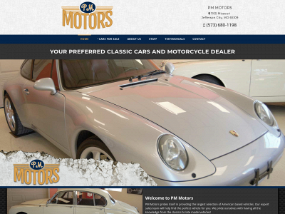 pm-motors.com snapshot