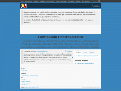 caminandocentroamerica.com snapshot