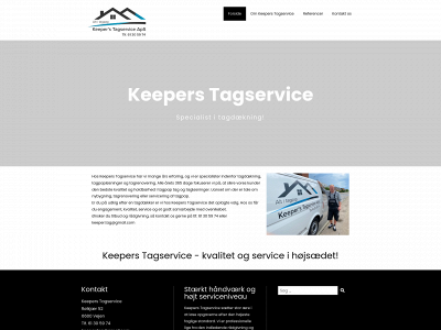 keepers-tagservice.dk snapshot