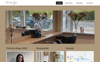 christinakingohair.dk snapshot