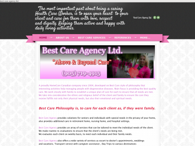 bestcareagency.ca snapshot