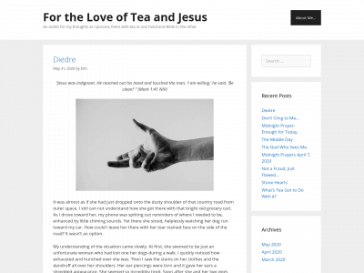 teaandjesus.com snapshot