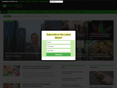 thegreenhotpot.com snapshot
