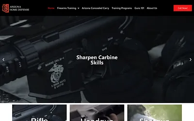 azhomedefense.com snapshot