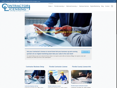contractorlicensinginc.com snapshot