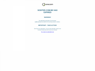 sositer.com.mx snapshot