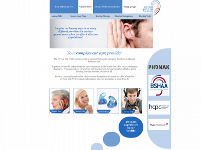 southernaudiologysolutions.com snapshot
