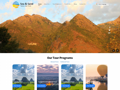seaandsandtravels.com snapshot