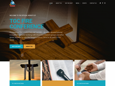 tgcfireconference.org snapshot