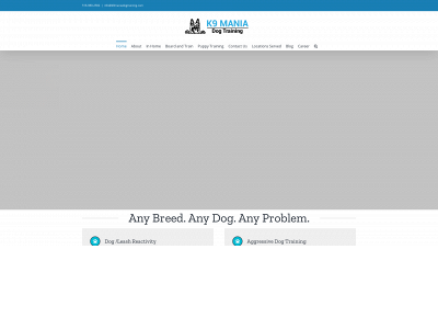 k9maniadogtraining.com snapshot