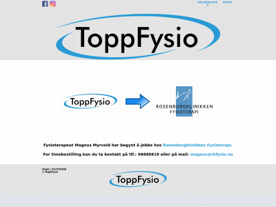 toppfysio.no snapshot