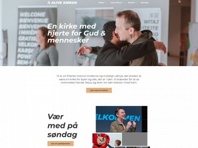 alivekirken.dk snapshot