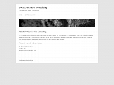dvastronauticsconsulting.com snapshot